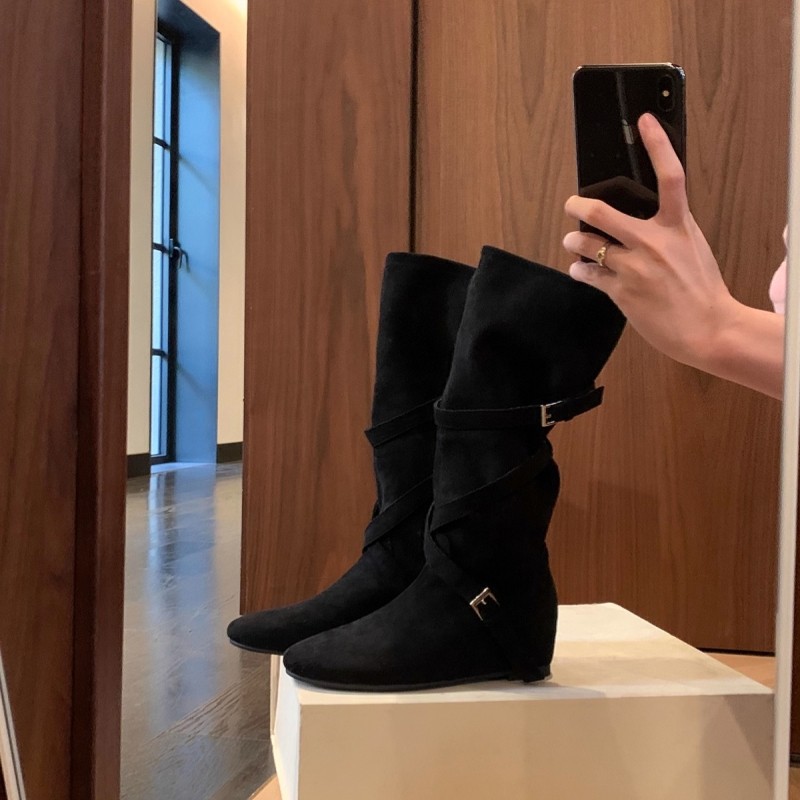 2026년 신상 영국 스타일 패셔너블 가죽 롱부츠 스웨 - Sock Boot Women 리뷰 및 가격