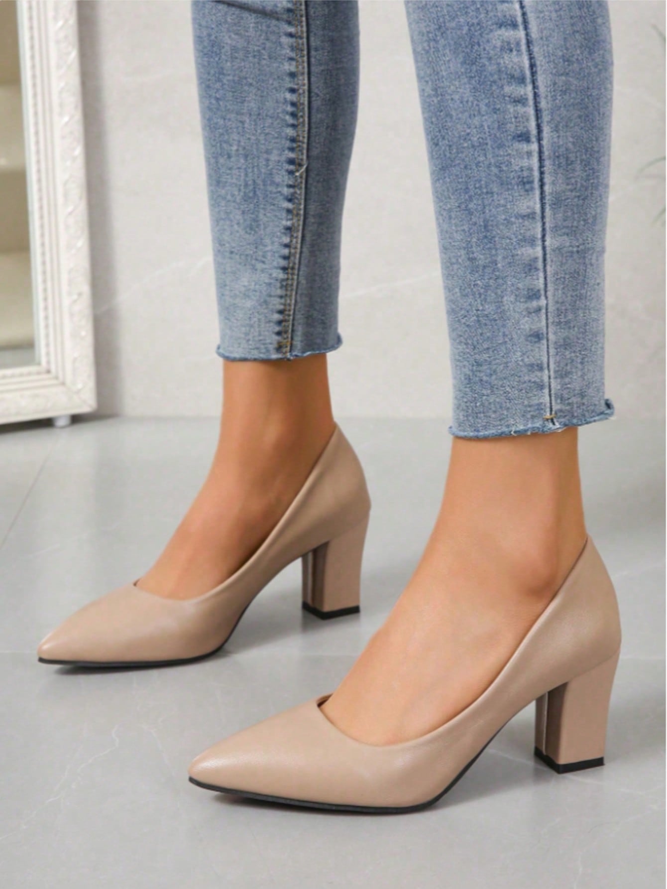 여성용 우아하고 섹시한 뾰족코 스틸레토 힐 펌프스, 단 - Court Heel Pointed 리뷰 및 가격